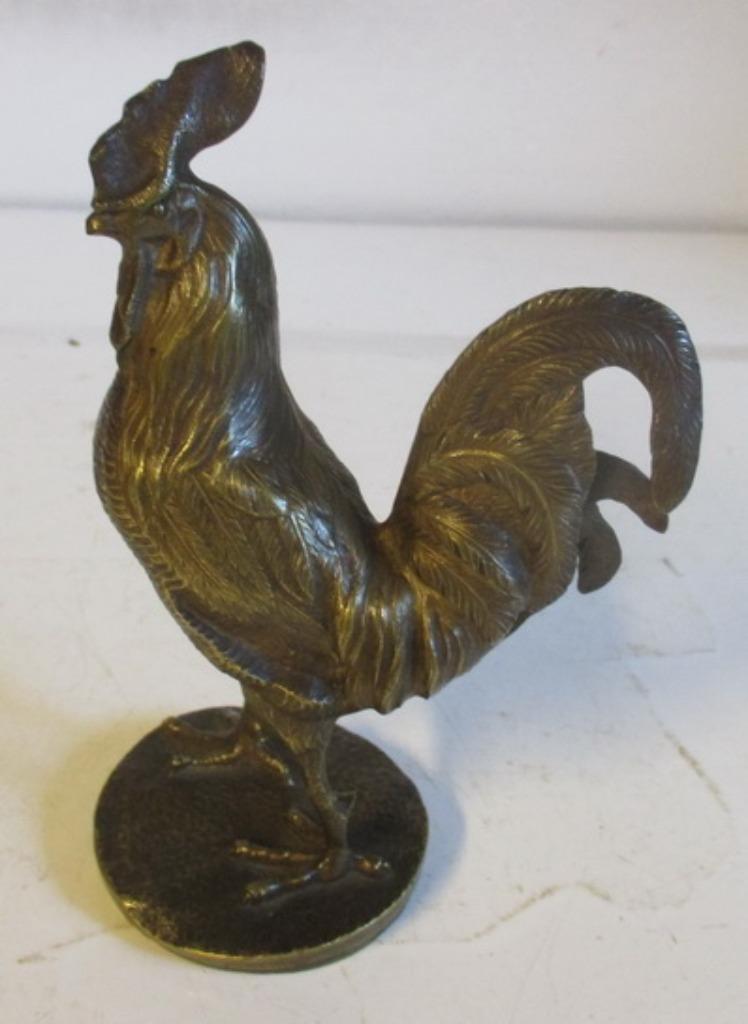 antieke bronzen haan Vienna bronze, Antiek en Kunst, Verzenden, Brons