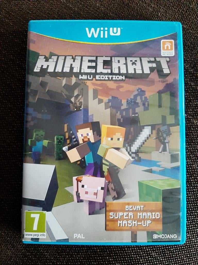 WiiU Minecraft & super Mario mash-up, Ophalen of Verzenden, Zo goed als nieuw