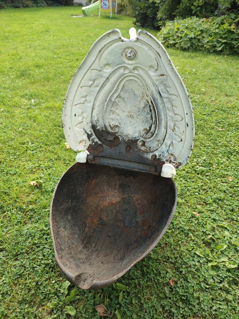 Ancien bac à charbon fonte/émaillé, Ophalen
