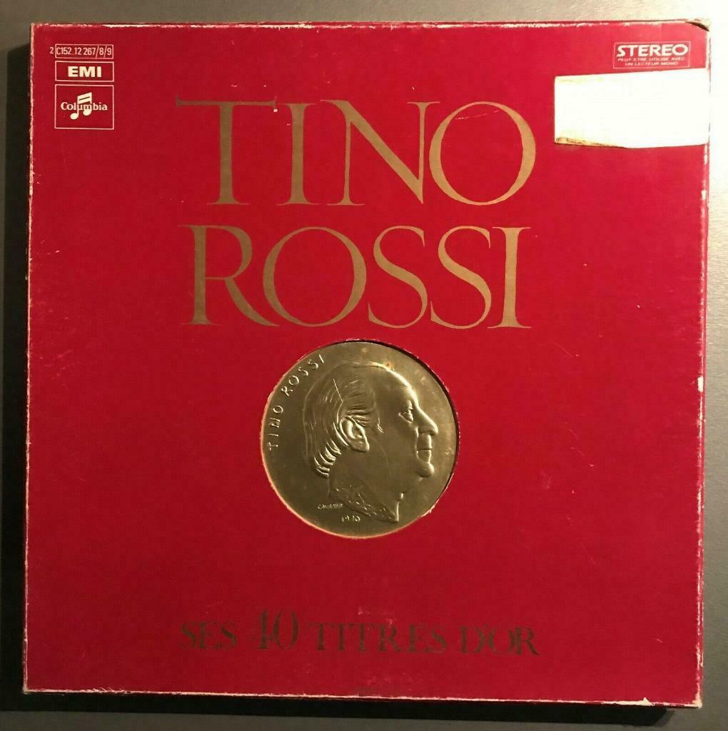 Vinyle de Tino Rossi : Ses 40 titres d'or, Cd's en Dvd's, Vinyl | Overige Vinyl, Ophalen of Verzenden, Gebruikt