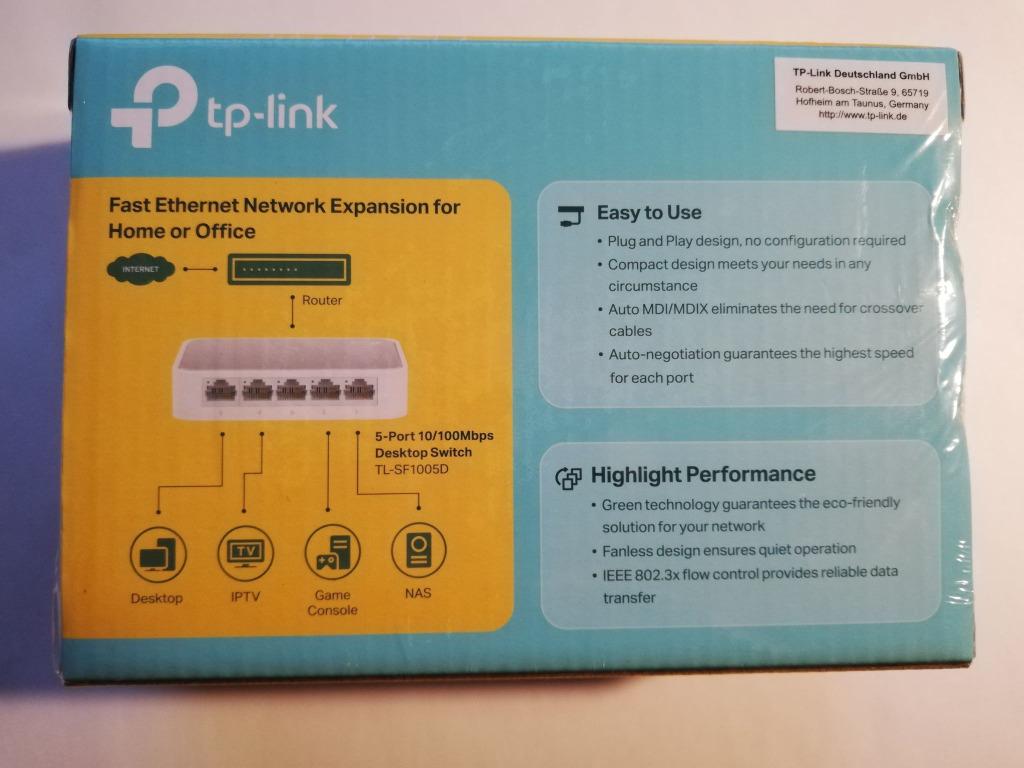 Switch 5 port, Ophalen of Verzenden, Nieuw, Router, TP-link