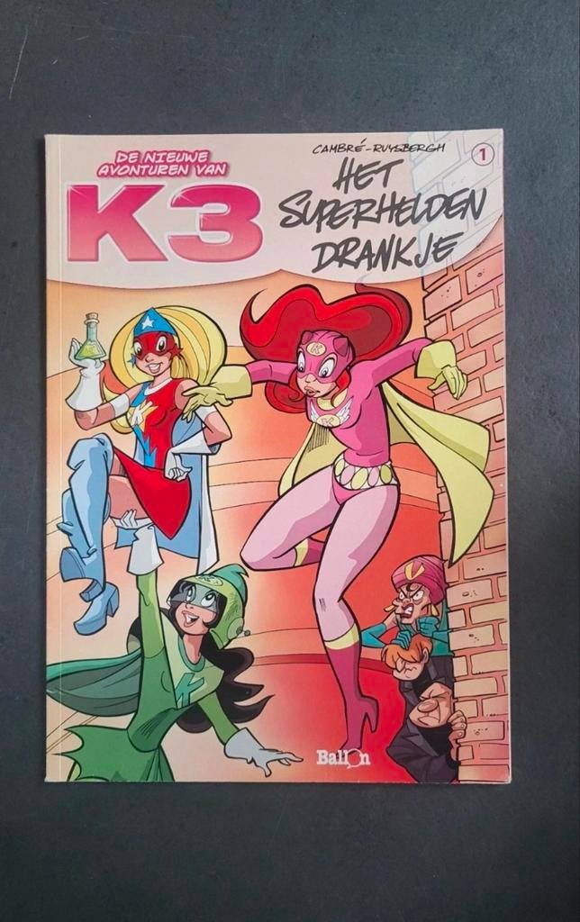 Stripverhaal- K3: Het superheldendrankje, Eén comic, Studio 100, Europa, Ophalen of Verzenden