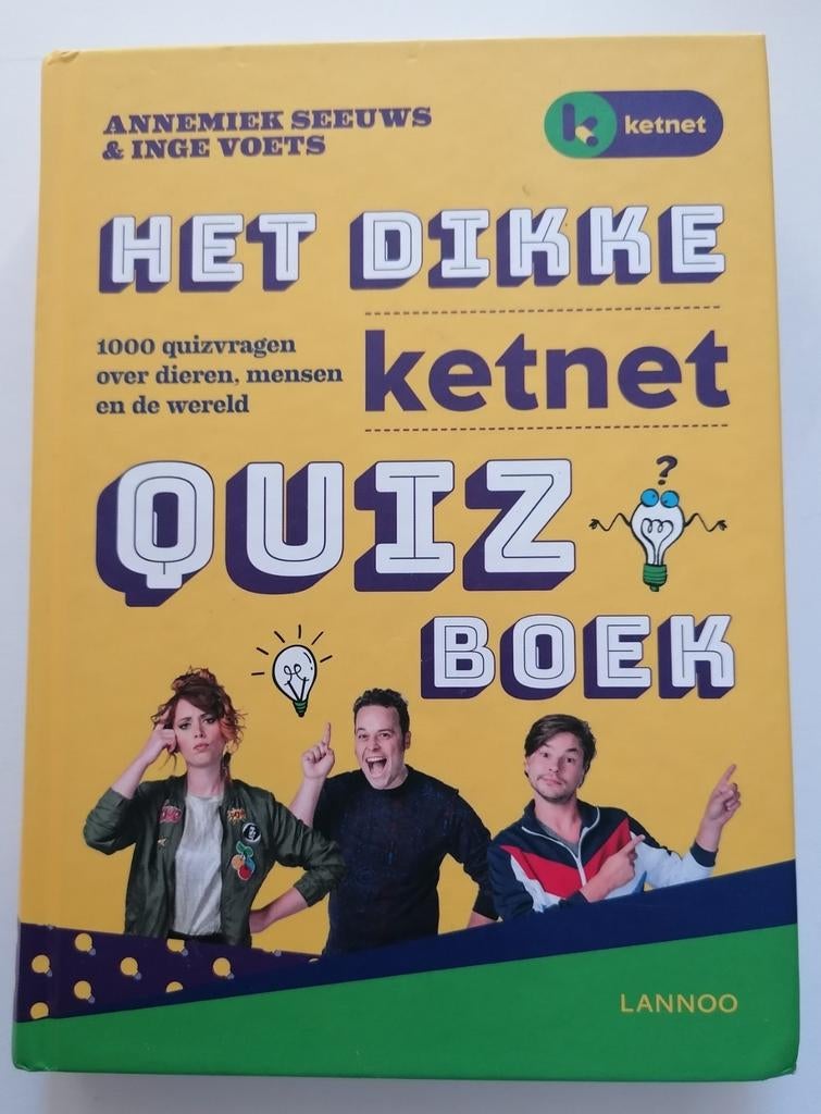 Annemiek Seeuws - Het dikke Ketnet quizboek, Ophalen of Verzenden, Zo goed als nieuw, Annemiek Seeuws; Inge Voets