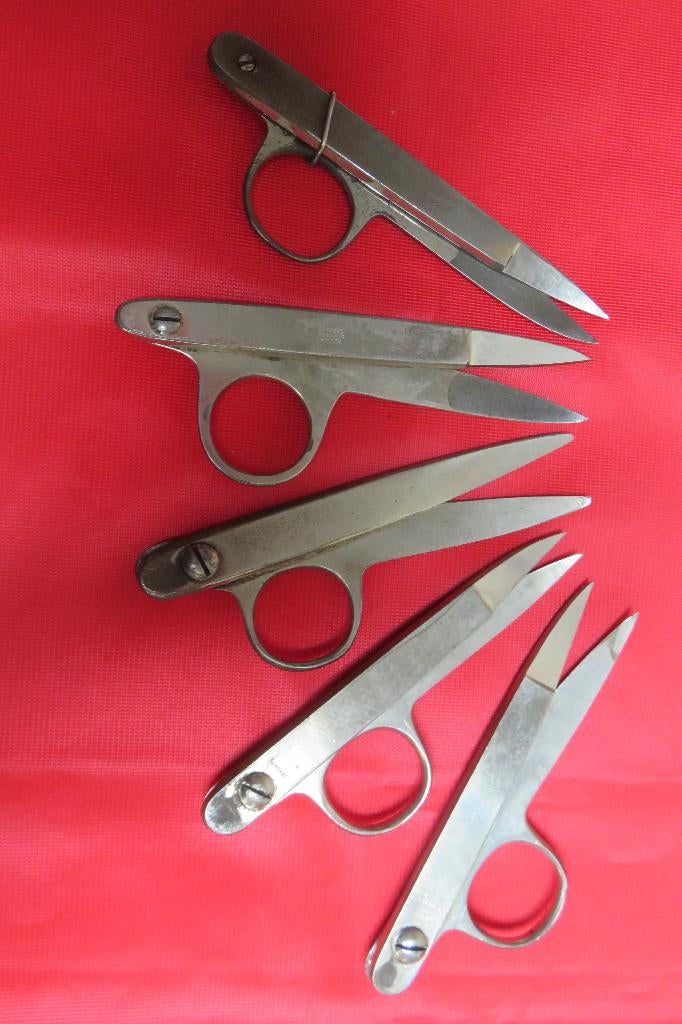 Lot de 5 ciseaux, Enlèvement ou Envoi, Utilisé, Autres types