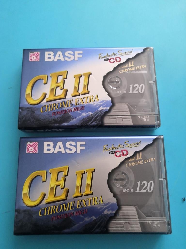 BASF CE II CHROME EXTRA 120 Min rare, Enlèvement ou Envoi, Comme neuf
