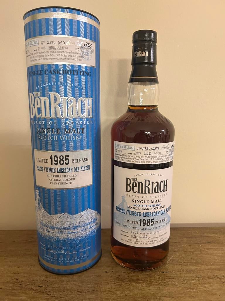 Single Malt - BenRiach 1985, Enlèvement, Pleine