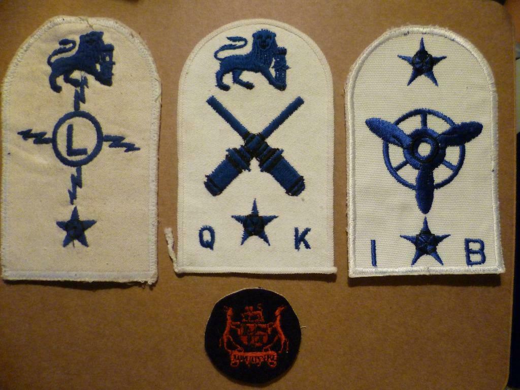South African Navy, LOT#4, zeemacht, badges, 'bullion wire', Verzamelen, Militaria | Algemeen, Verzenden, Marine, Embleem of Badge