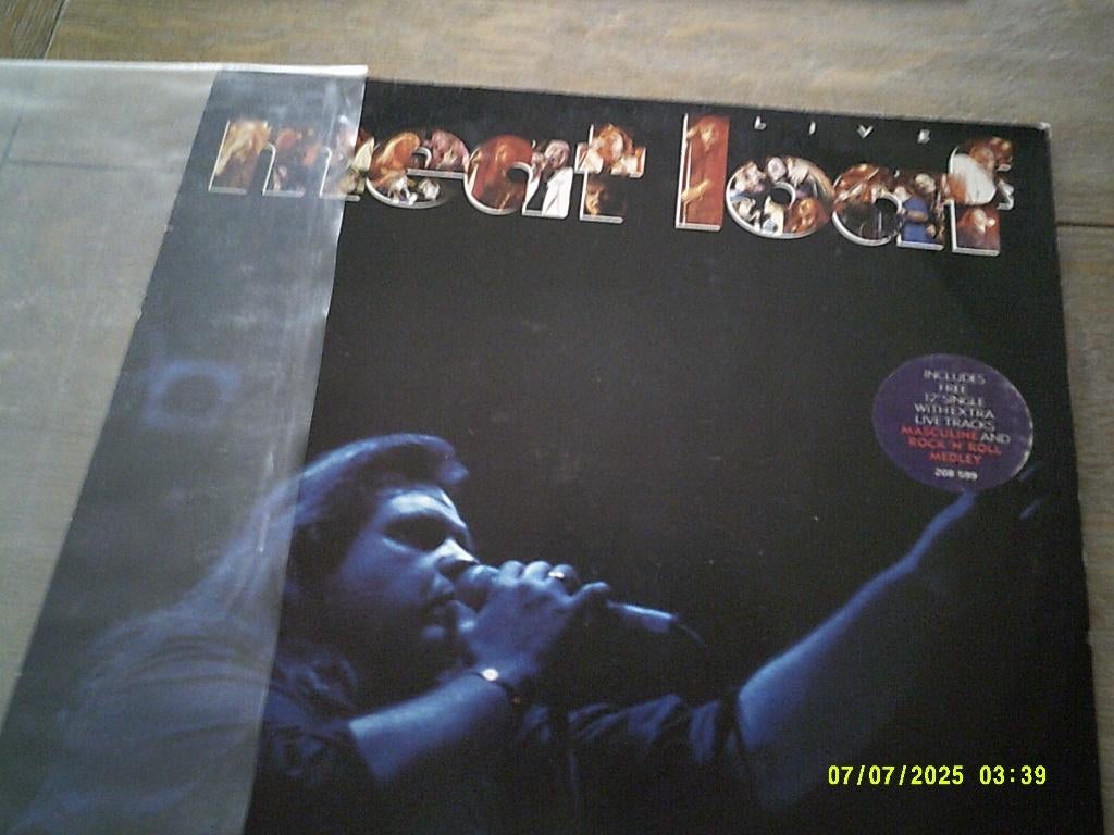Meat Loaf Live-Vinyl lp (1987)zeer goede staat., Ophalen of Verzenden, Zo goed als nieuw