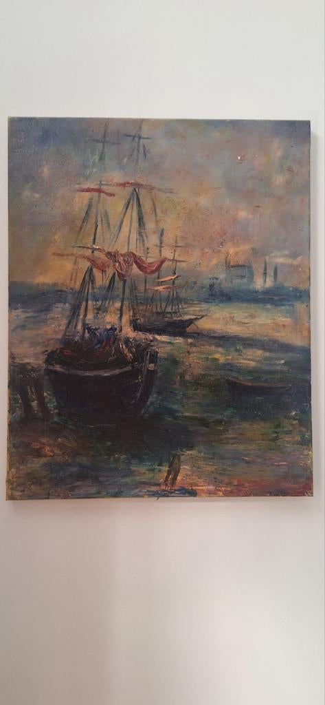 Gréement/ peinture à l'huile sur toile, Enlèvement ou Envoi