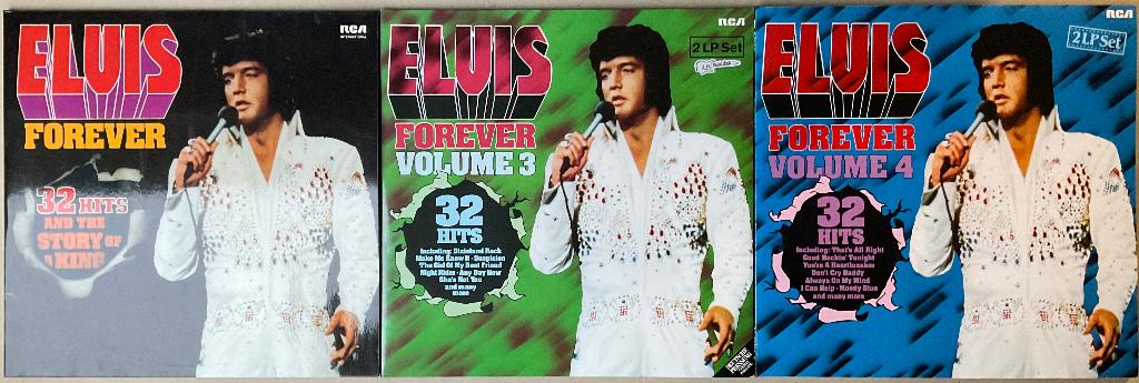 Vinyle Elvis Presley Forever 3 Vol.1 - Vol.3 - Vol.4, CD & DVD, Vinyles | Rock, Comme neuf, Pop rock, 12 pouces, Envoi