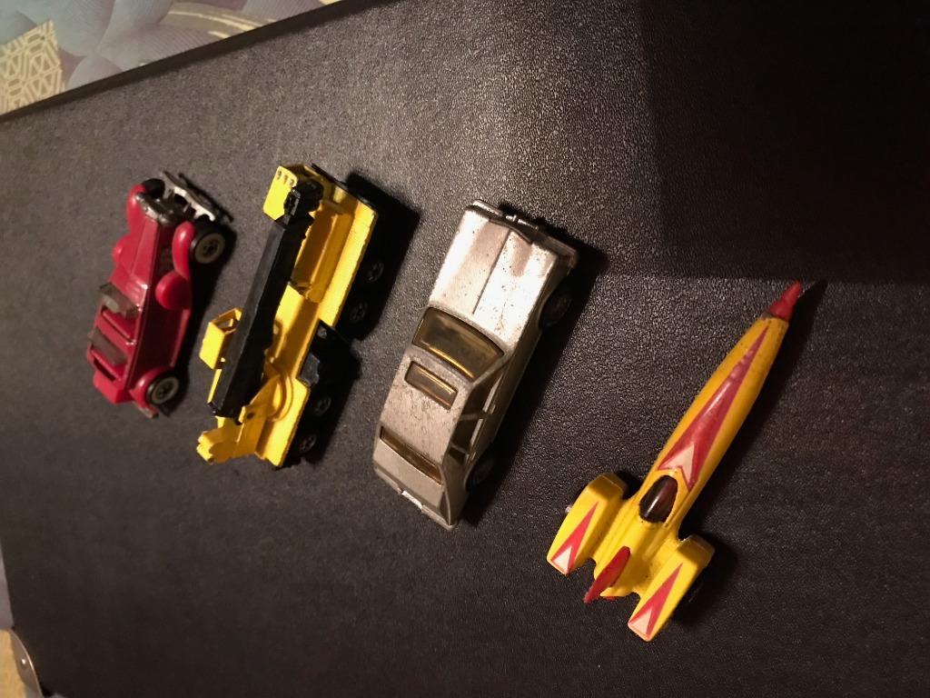 Hot Wheels 4 vintage autootjes, Enlèvement ou Envoi, Utilisé