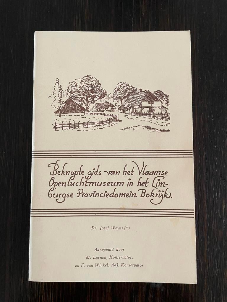 Beknopte gids van het Vlaamse Openluchtmuseum Bokrijk, Boeken, Ophalen of Verzenden, Gelezen