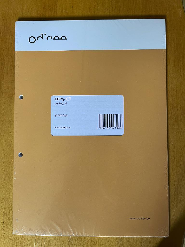 Ergotherapie - cursus Odisee, Boeken, Overige vakken, Nieuw, Ophalen of Verzenden, Le Roy, H.