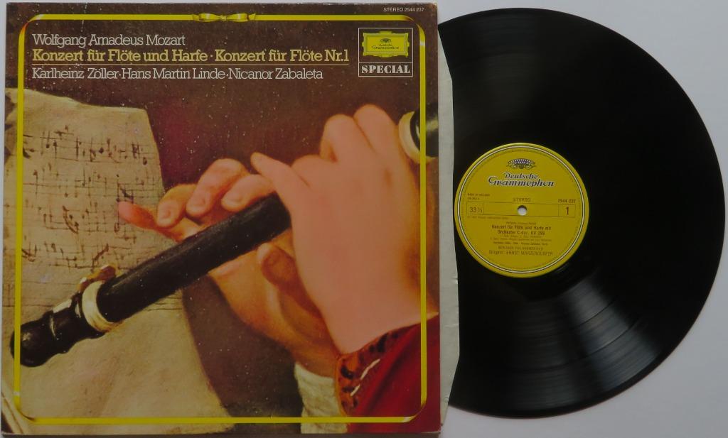 Wolfgang Amadeus Mozart - Konzert fur flute und harfe,...Lp, Gebruikt, Ophalen of Verzenden, 12 inch, Orkest of Ballet