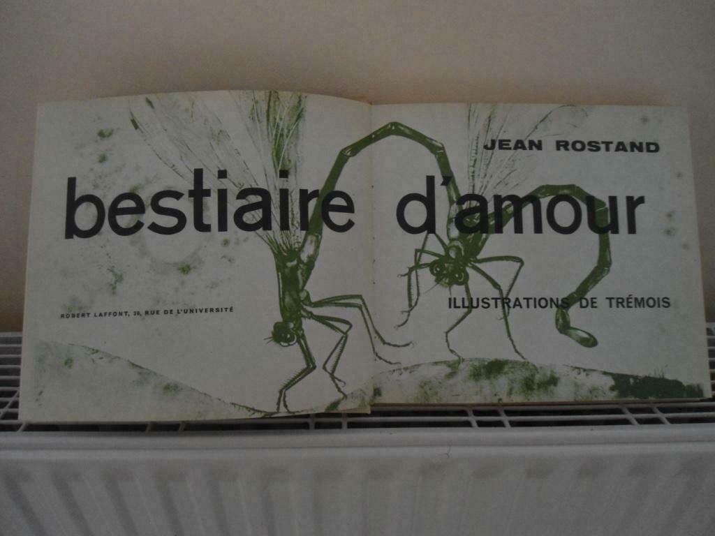Ancien Livre de 1958 Bestiaire d'amour Excellent état., Enlèvement ou Envoi, Comme neuf, Sciences naturelles