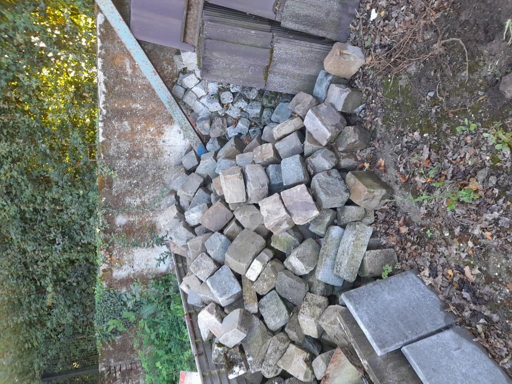 Verschillende soorten kassiestenen uit te kiezem, Tuin en Terras, Ophalen of Verzenden, Zo goed als nieuw