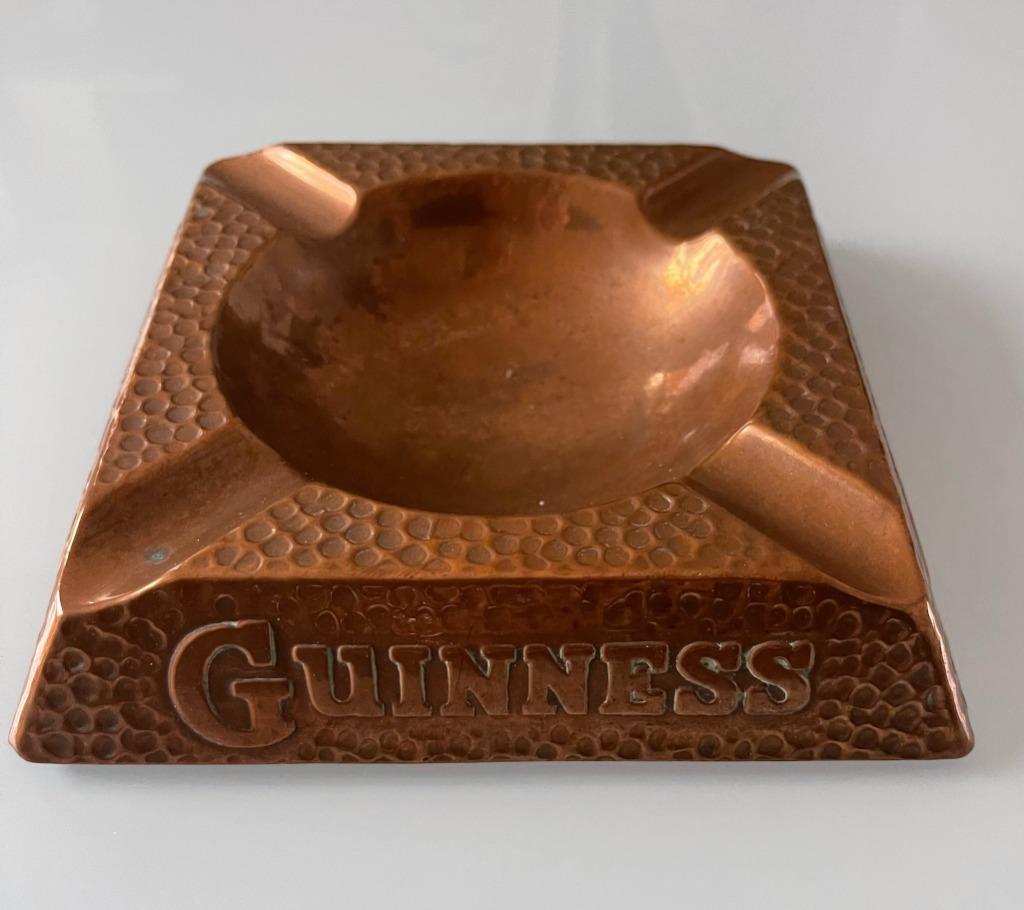 Vintage koperen Guinness asbak, Verzamelen, Ophalen of Verzenden, Gebruikt, Gebruiksvoorwerp