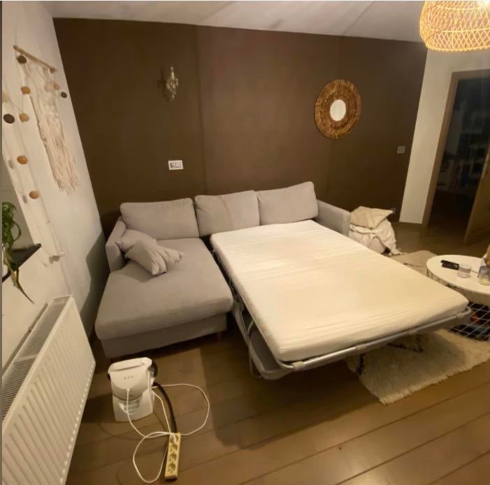 Canapé convertible, Maison & Meubles, Canapés | Coins salons complets, Enlèvement, Comme neuf, Tissus, Moderne
