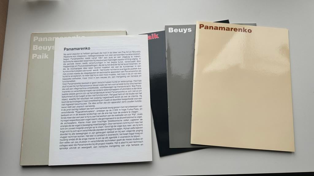 Panamarenko & Beuys & Paik, Antiek en Kunst, Ophalen of Verzenden