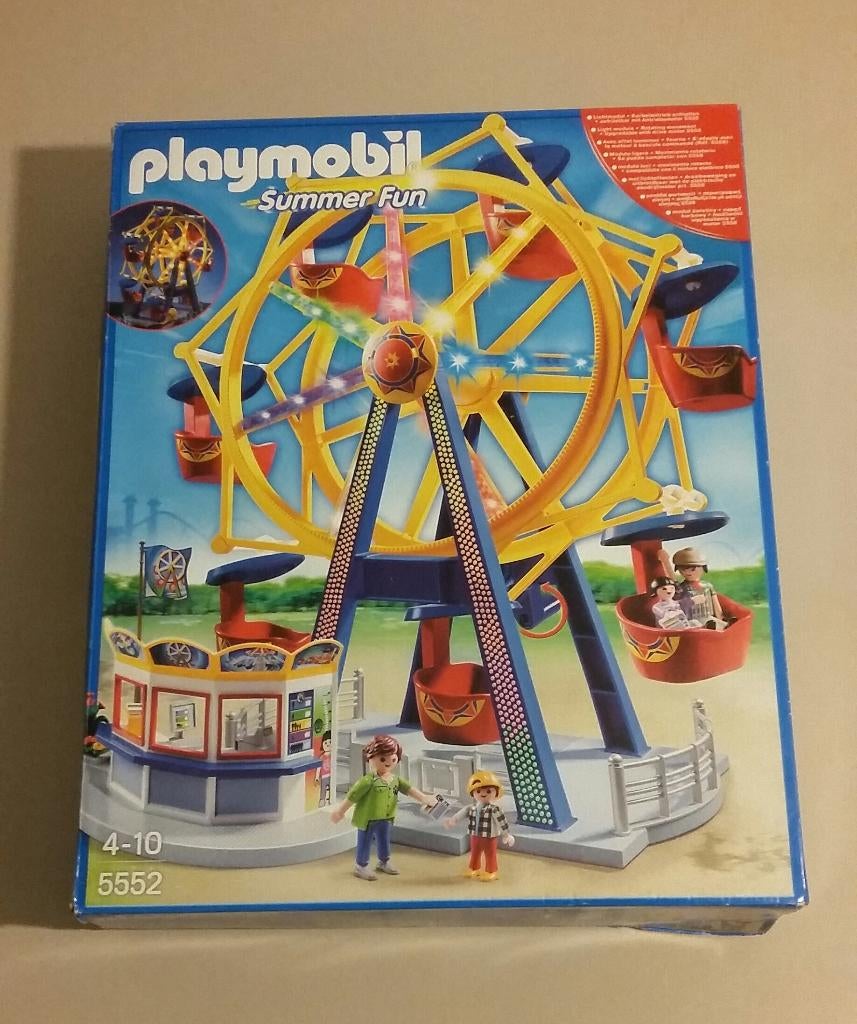 Groot draairad met kleurrijke verlichting, Enfants & Bébés, Jouets | Playmobil, Comme neuf, Ensemble complet, Enlèvement