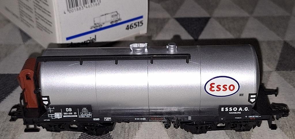 Märklin HO 46515 ketelwagen "Esso" van de DB, Ophalen of Verzenden, Zo goed als nieuw, Wagon, Märklin