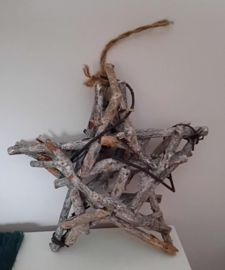 Houten ster, Ophalen of Verzenden, Zo goed als nieuw