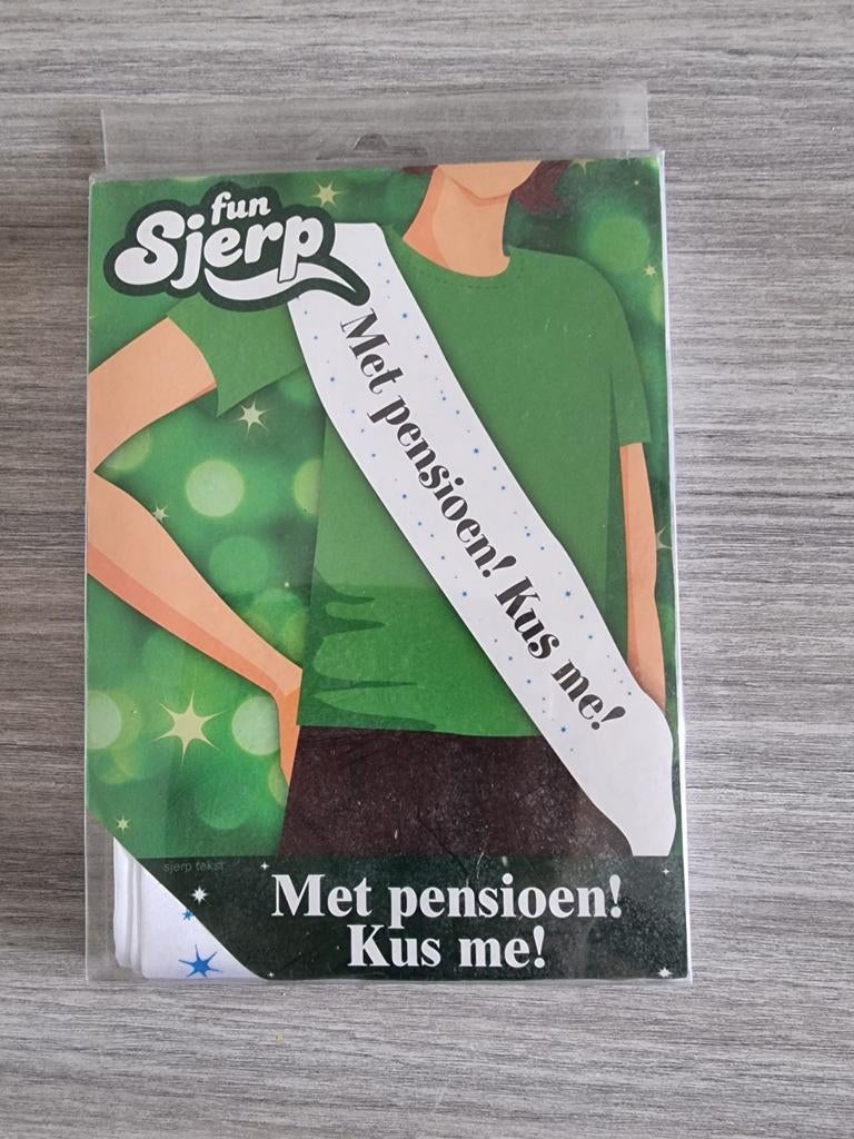Gadget, met pensioen sjerp, kus me. Nieuw in verpakking, Hobby en Vrije tijd, Ophalen of Verzenden, Nieuw