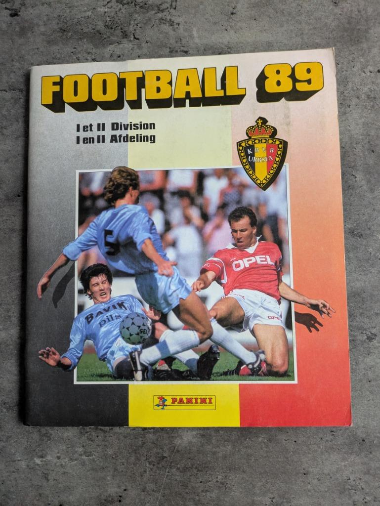 PANINI voetbal sticker album FOOTBALL 89 anno 1989 volledig, Verzenden, Zo goed als nieuw, Sticker