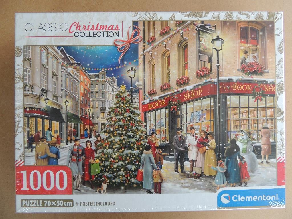 Puzzle 1000 pièces - Christmas - A Christmas stroll, Ophalen, Legpuzzel