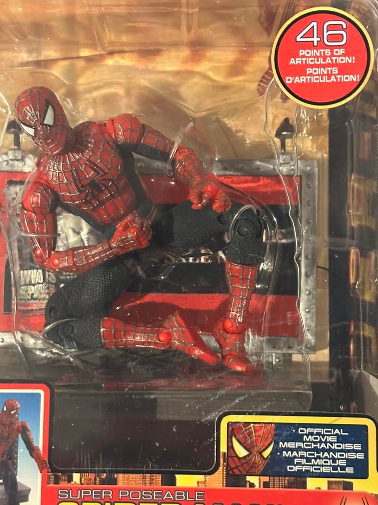 TOYBIZ Super Poseable Spider-Man NIEUW in verzamelstaat, Kinderen en Baby's, Speelgoed | Actiefiguren, Ophalen of Verzenden, Nieuw