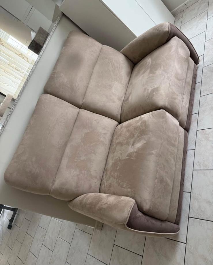 Divant 2 place avec 1relax electrique, 75 à 100 cm, 150 à 200 cm, Comme neuf, Autres matériaux