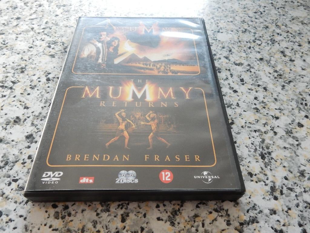 nr.1754- Dvd's: the mummy  + the mummy returns - avontuur, Cd's en Dvd's, Vanaf 12 jaar, Ophalen of Verzenden