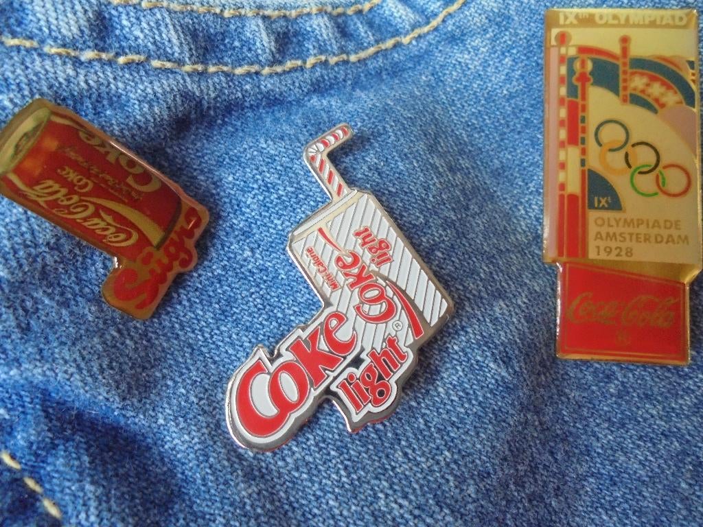 3 épingles Coca-Cola, Enlèvement ou Envoi