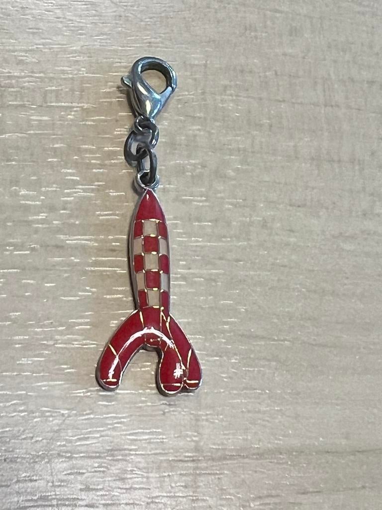 Sleutelhanger Kuifje raket naar na de maan, Ophalen of Verzenden, Zo goed als nieuw