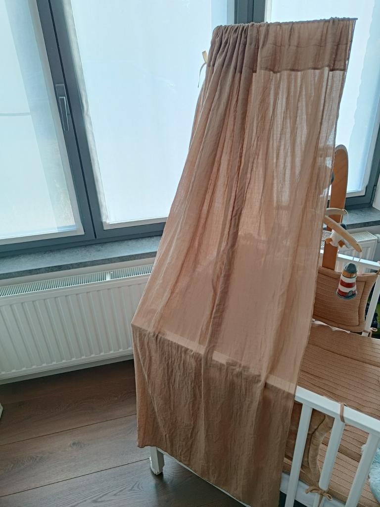 Jollein klamboe biscuit 155 + hemelstang Plum Plum Babygoods, Ophalen, Klamboe