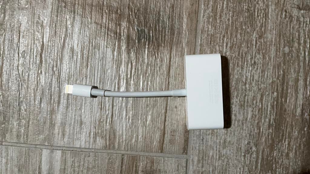 Adaptateur d'éclairage Apple original vers VGA + Lightning, Enlèvement ou Envoi, Comme neuf