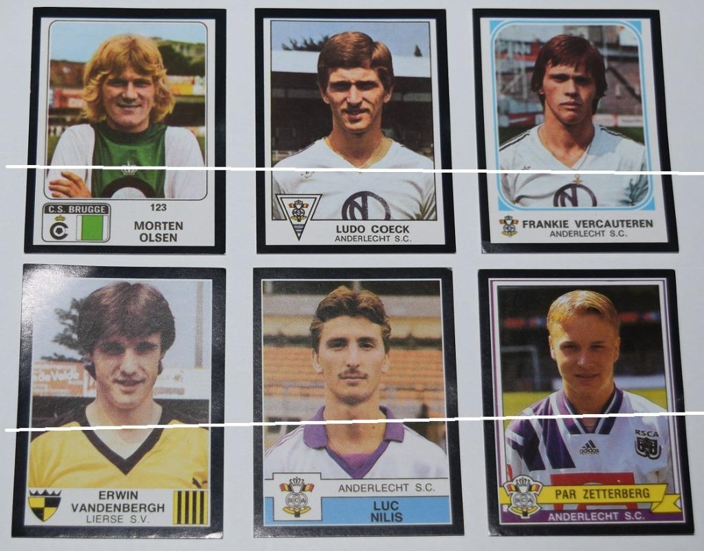 Panini / Football 2008 / EX - RSC Anderlecht / 6 stickers, Verzamelen, Verzenden, Zo goed als nieuw, Poster, Plaatje of Sticker