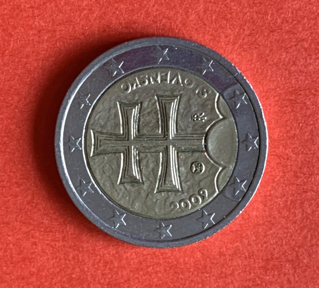 euromunt 2 euro Slovensko 2009, Postzegels en Munten, Ophalen of Verzenden, Slowakije, 2 euro, Losse munt