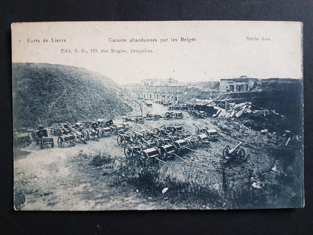 Postkaart Antwerpen Anvers Forts de Lierre Kanon Canon, Ophalen of Verzenden, Voor 1920, Ongelopen, Antwerpen