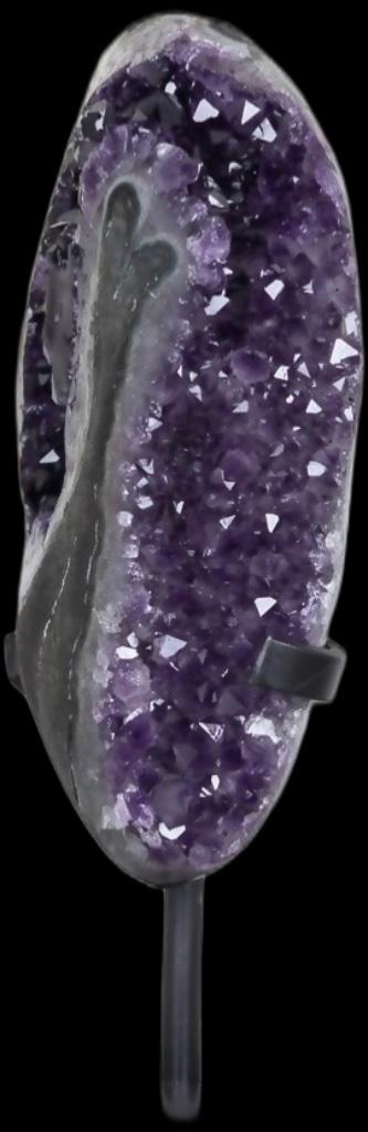 Amethyst Brok Edelsteen Amethist Mineraal Geode Uruguay, Envoi, Minéral