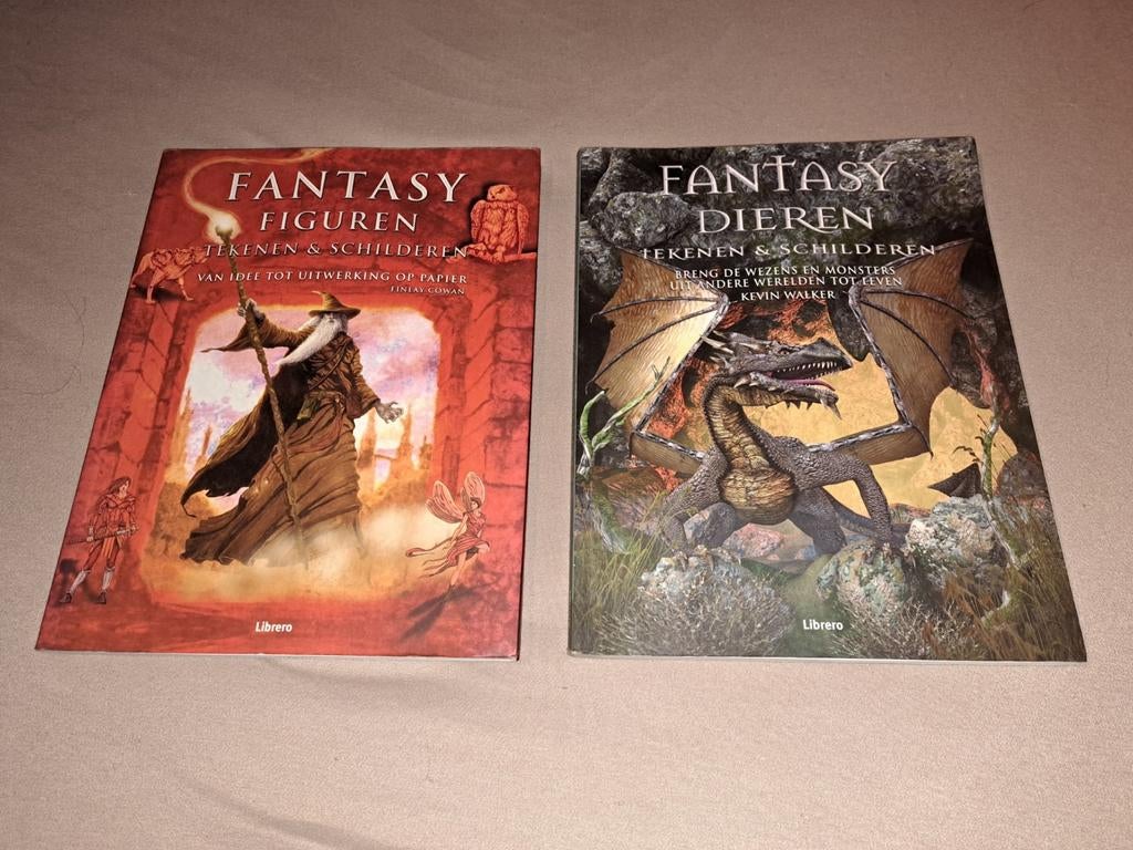 Fantasy dieren en figuren schilderen en tekenen, Hobby en Vrije tijd, Ophalen of Verzenden, Zo goed als nieuw