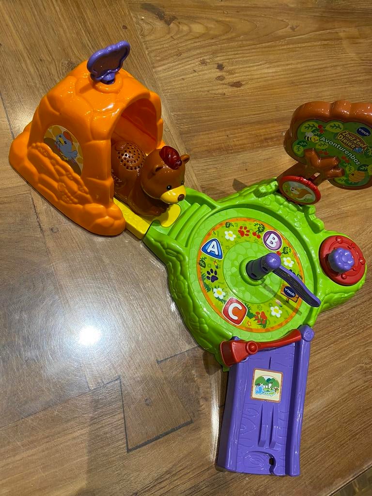 Zoef zoef dieren. Avonturenbos barry/leeuw.            (4), Kinderen en Baby's, Speelgoed | Vtech, Ophalen