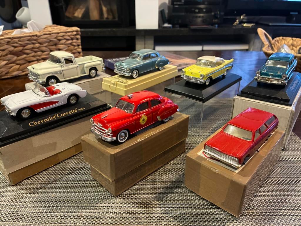collection Chevrolet 1/43 1/36, Hobby en Vrije tijd, Modelauto's | 1:43, Gebruikt, Auto, Solido, Ophalen