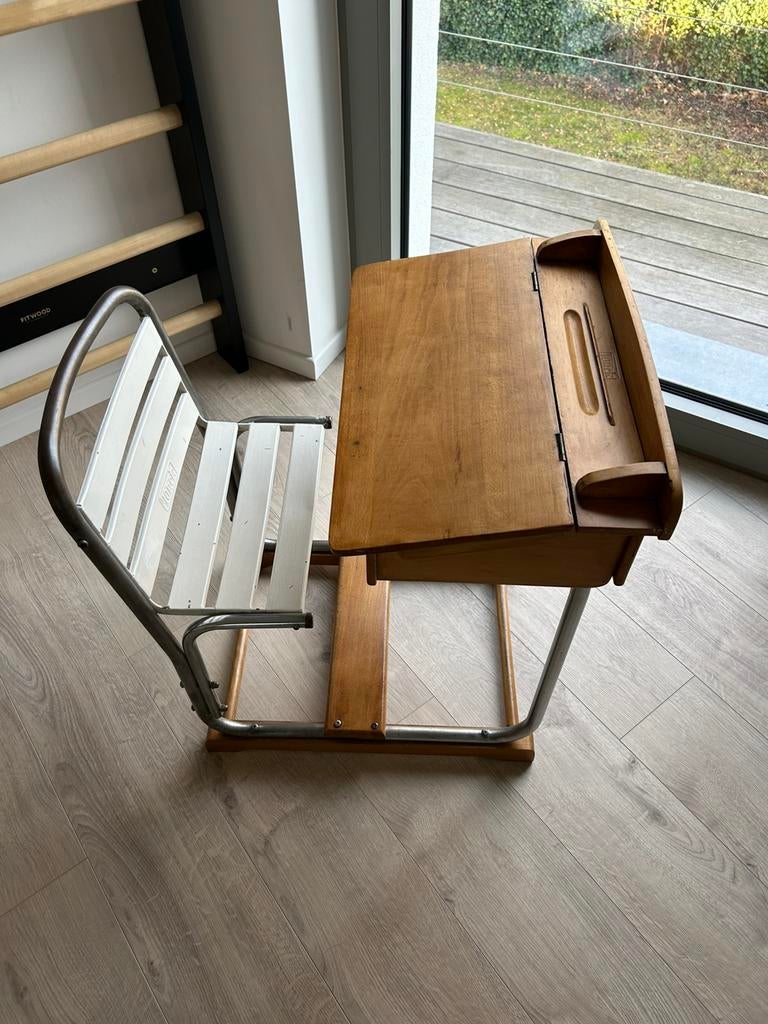 Bureau ecolier vintage Torck, Ophalen, Gebruikt