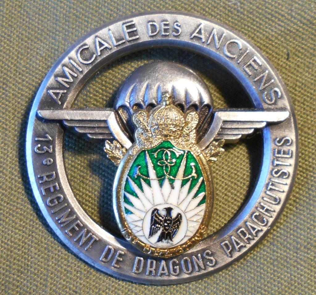 FRANCE / PARA / 13em RDP / AMICALE., Verzenden, Landmacht, Embleem of Badge