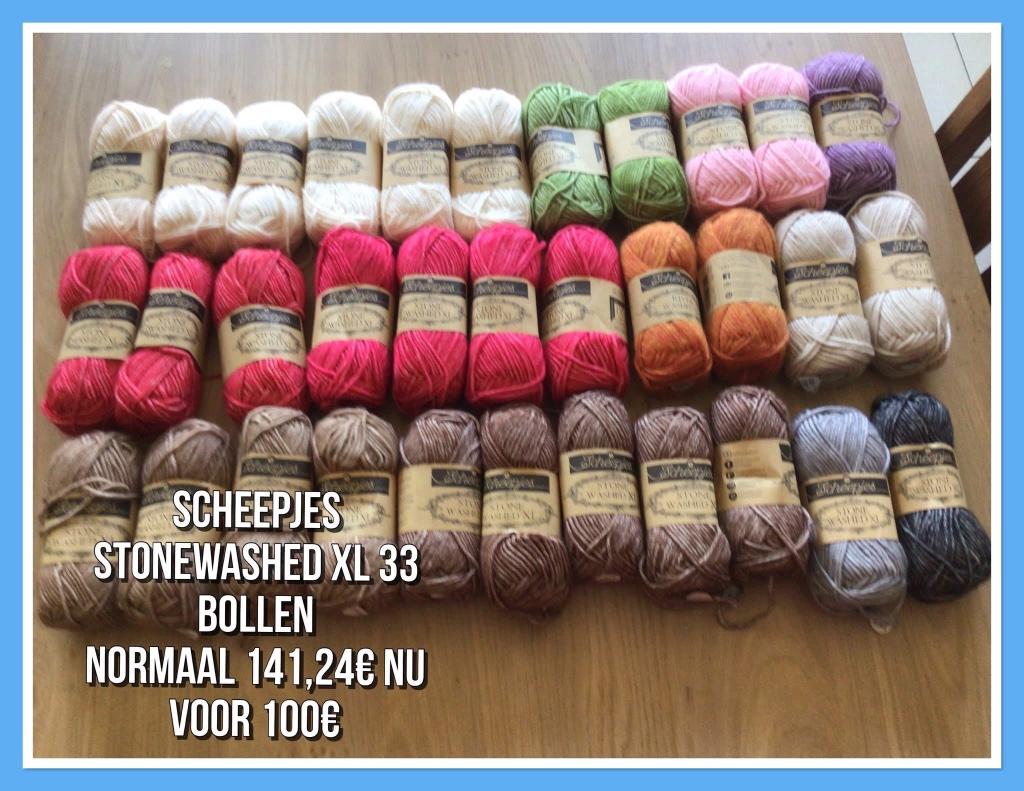 Scheepjes stonewashed XL, Ophalen of Verzenden, Zo goed als nieuw