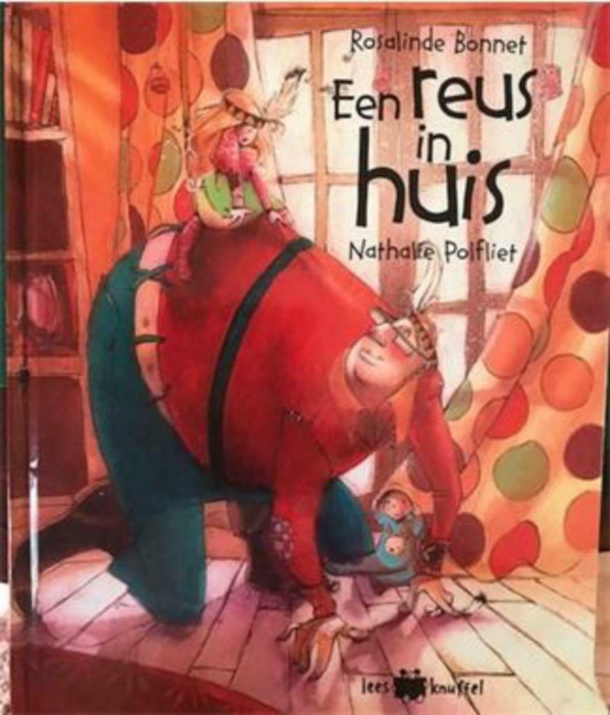 Een reus in huis, Rosalinde Bonnet leesknuffel, Boeken, Fictie algemeen, Jongen of Meisje, 4 jaar, Ophalen
