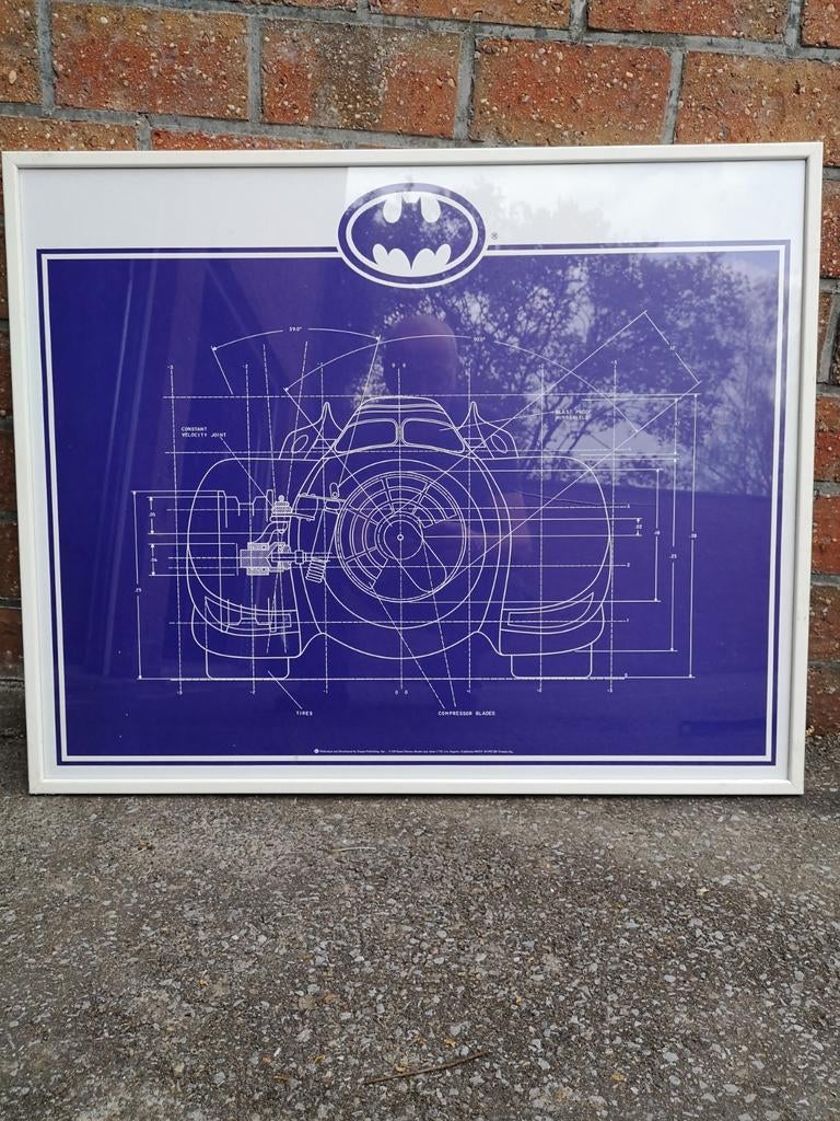 Batmobile ontwerptekeningen, Verzamelen, Ophalen of Verzenden