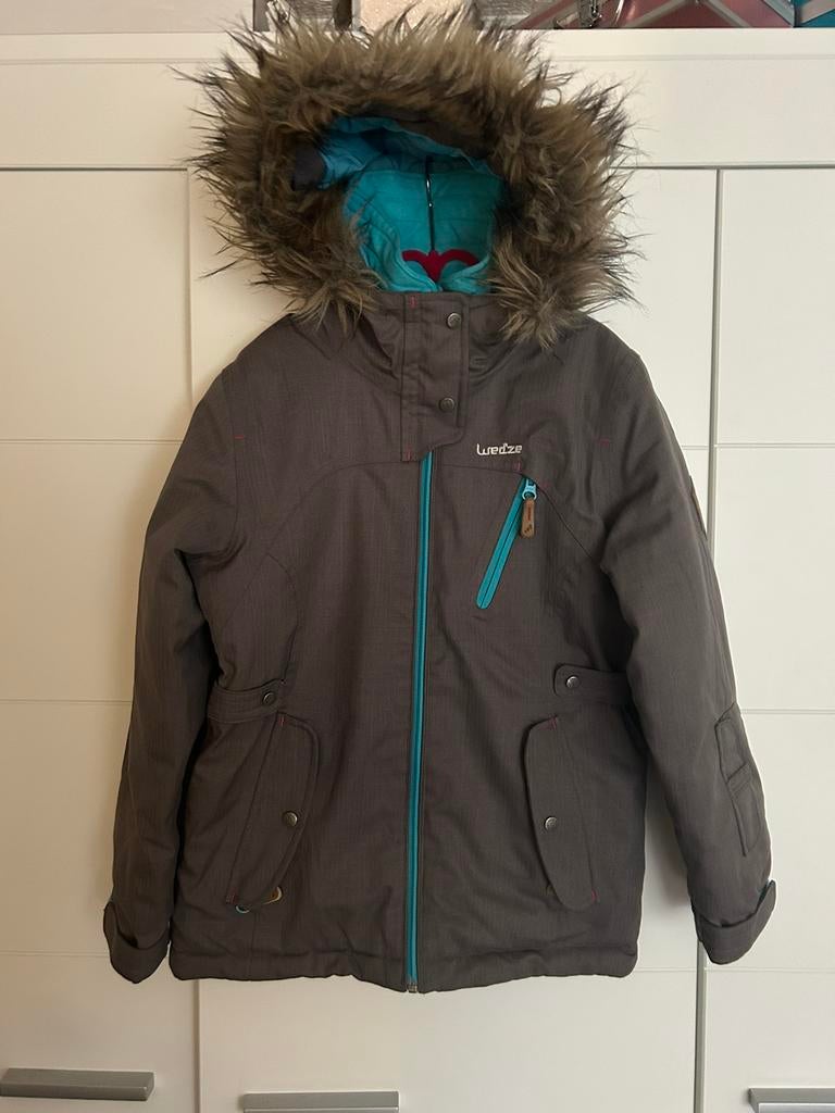 Oxylane winterjas maat 128, Kinderen en Baby's, Ophalen of Verzenden, Zo goed als nieuw, Meisje, Jas