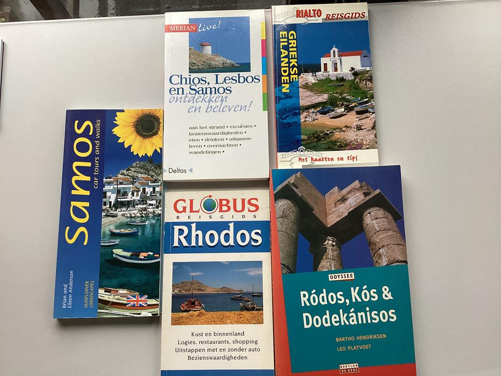 5 reisgidsen Griekse eilanden, Ophalen of Verzenden, Zo goed als nieuw